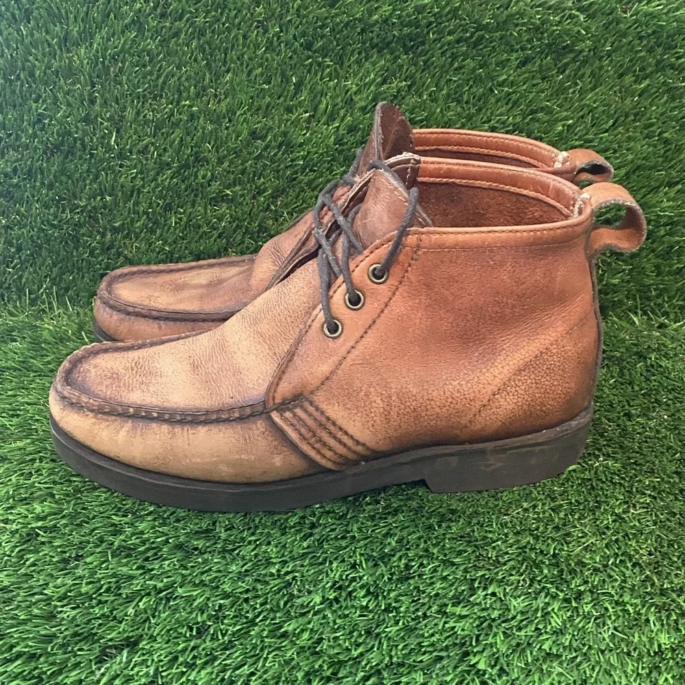 Orvis Gokey Sauvage‎ Chukka Boots Mens Size 8.5EE Brown Leather USA